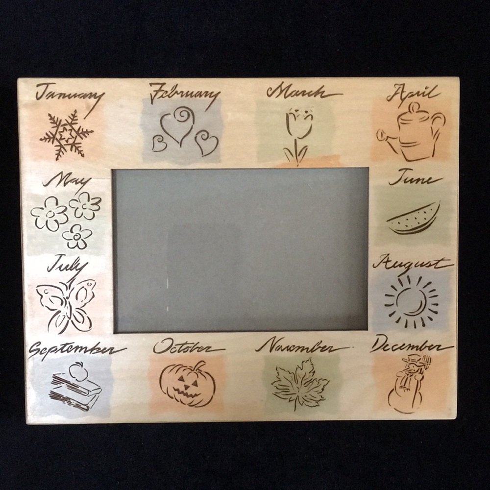 Lasercraft Months of the Year Photo Frame